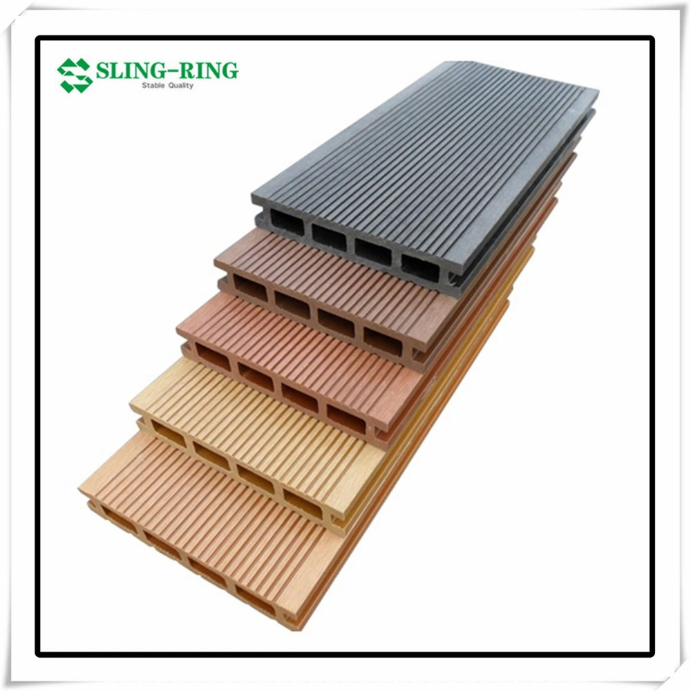 Outdoor WPC Decking Floor DIY Square Board Wood Plastic Interlocking Tiles