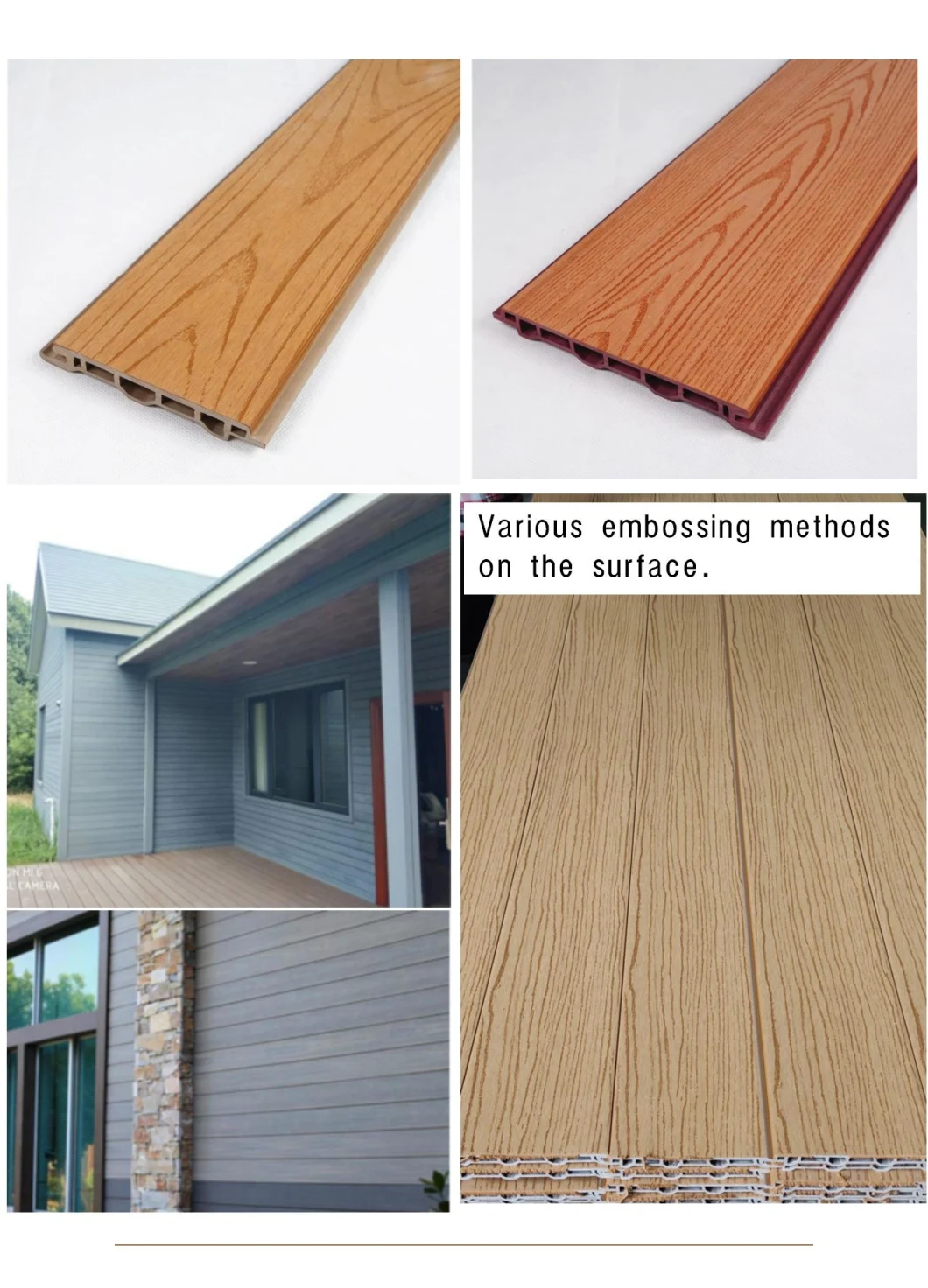Mould Resistant Conventional WPC Wood Composite DIY Tile for Balcony Outdoor Space Decoration