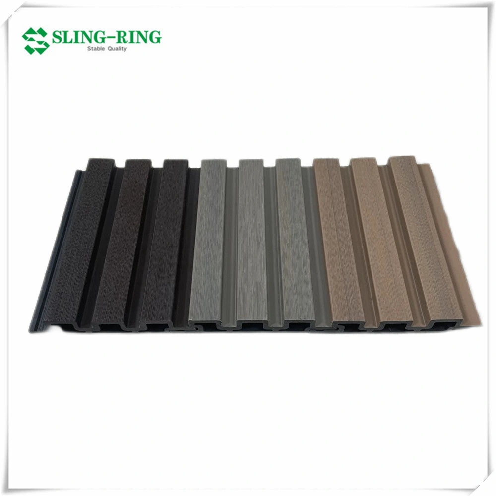 Hot Selling Outdoor Wood Plastic Composite PVC Durable Decoration Waterproof Co-Extrusion Cladding WPC Wall Panel