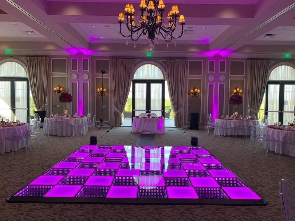 60*60cm RGB 3in1 Wedding Panels Infinity Wireless 3D Magnet LED Dance Floor