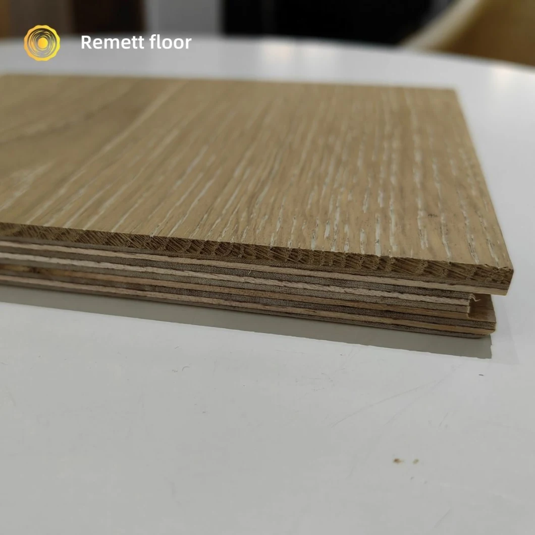 Factory Wholesale 15mm Thickness European Oak Wood Flooring/Smooth Brushed Engineered Oak Solid Wood Flooring