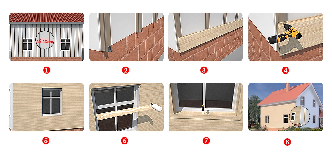 Hot New Product Co-Extrusion Outdoor WPC Cladding Exterior WPC Wall Panel