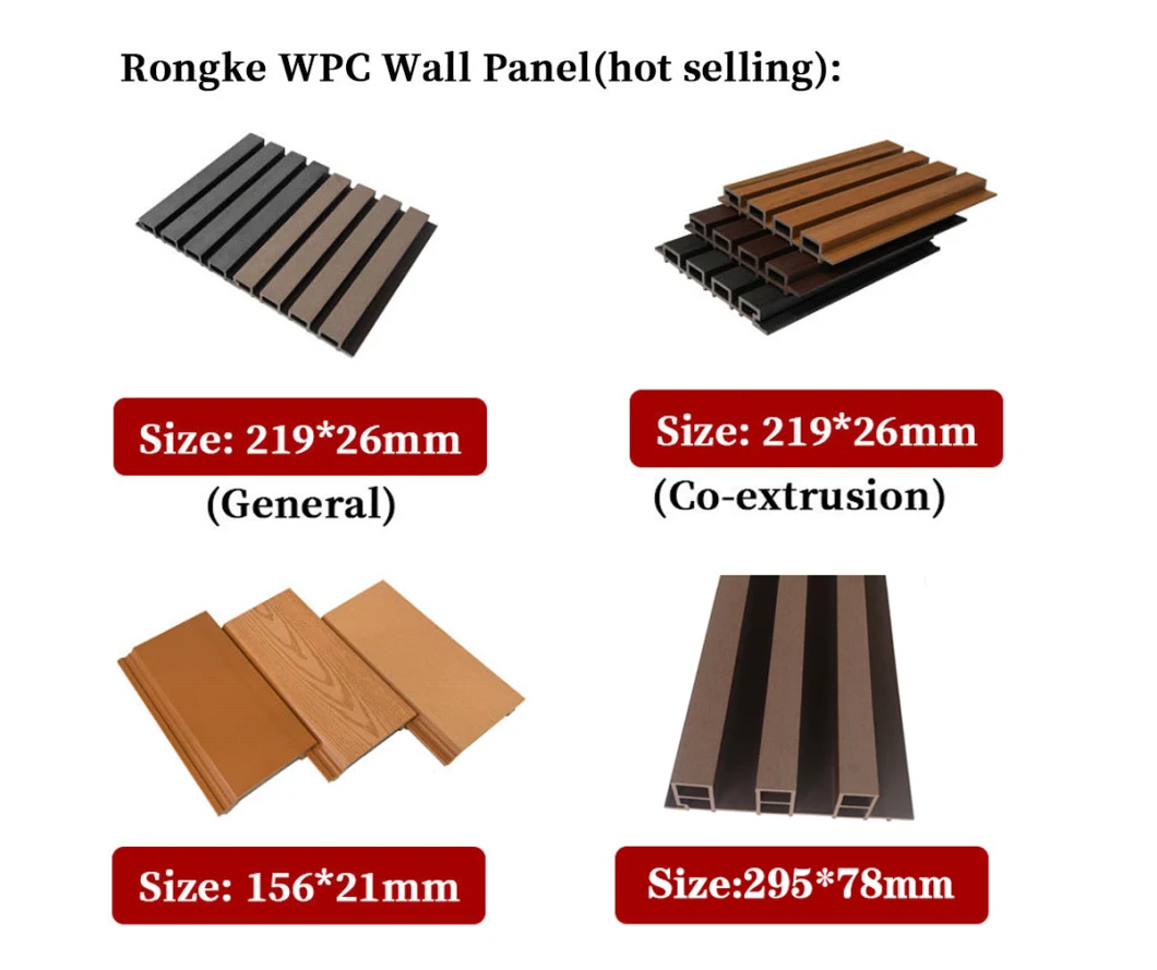 Wholesale Classic Great Wall Board WPC Cladding Exterior Composite Wall Panel