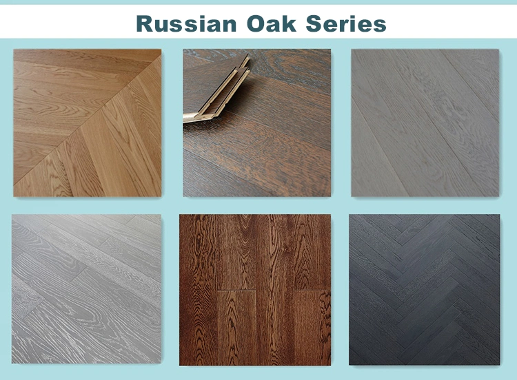 Solid Timber Surface European Oak Engineered Wood Flooring