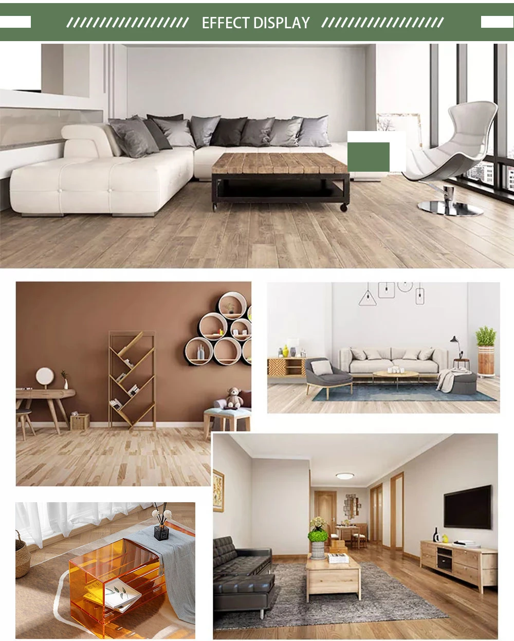 Chinese Manufacturers Environmental Protection Affordable Waterproof, Fireproof, Scratch Proof, Wear-Resistant Laminate Flooring