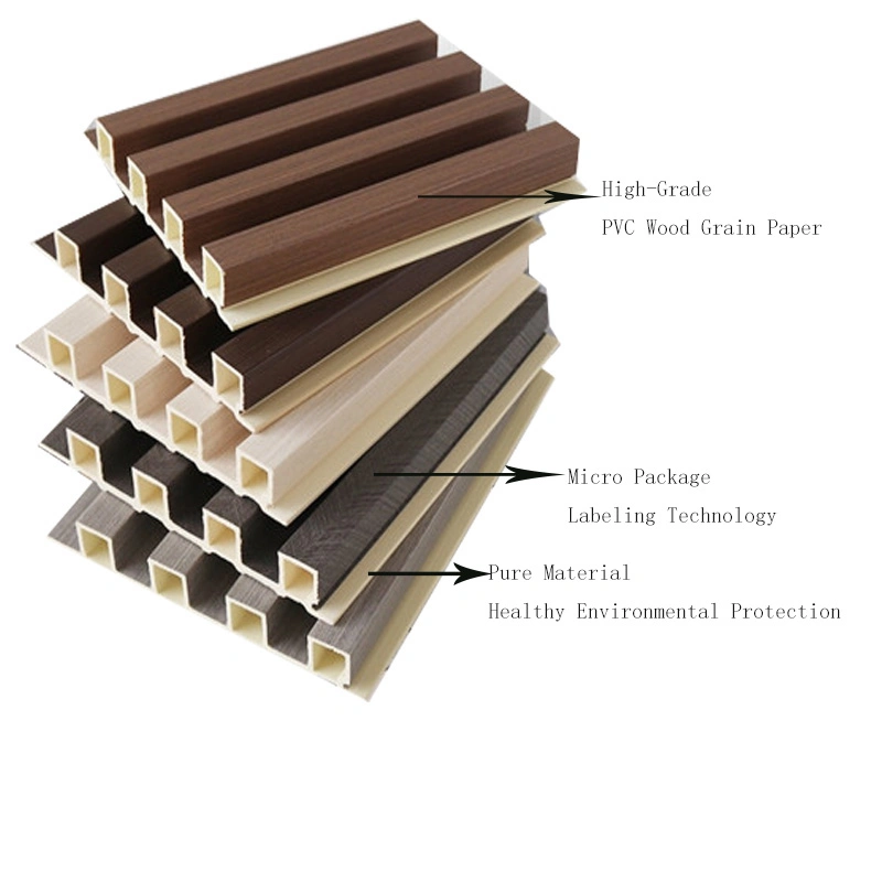 219mm*26mm Outdoor WPC Cladding Co-Extrusion WPC Wall Panel for Exterior