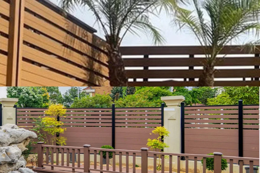Privacy Design Co-Extruded Plastic Hot Sale Garden WPC Fencing