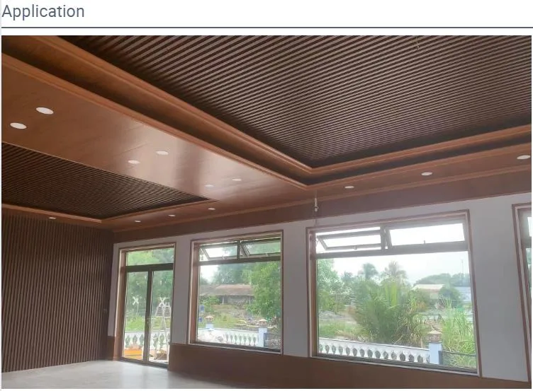 Factory Cheap Price Eco-Friendly Waterproof WPC Fluted Wall Panel
