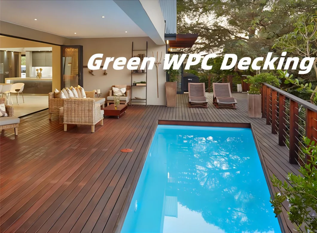So Popular Fire Resistance Hollow WPC Decking Composite Flooring Nice Fit for House