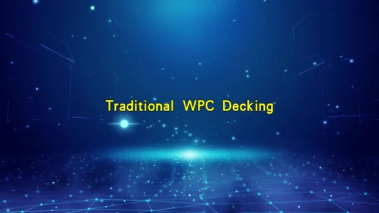 Decking in coestrusione WPC resistente all'acqua e all'umidità Pavimentazione per esterni in WPC con un buon prezzo