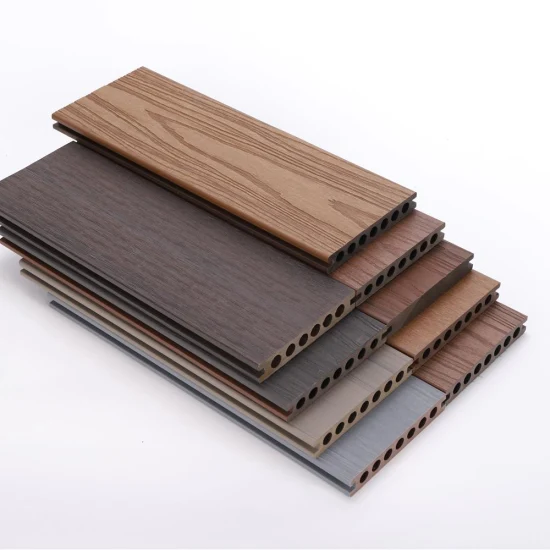 Prodotto in Cina, pavimenti in legno sintetico, terrazze in WPC, pavimenti in legno artificiale