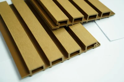 Pannello composito in plastica di legno per rivestimento murale in coestrusione di alta qualità 219x26mm