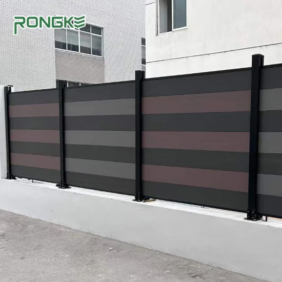 Recinzione da giardino WPC per recinzione in pannelli compositi in plastica WPC per esterni, produttore cinese
