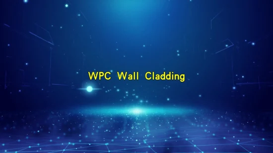 Pannello a parete WPC coestruso per esterni di alta qualità (HLC04)